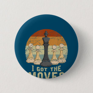 Pawn King Schach Abbildung Schach Schach verschenk Button