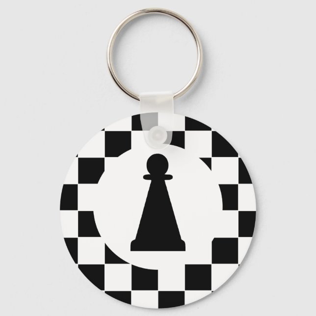 Pawn Schach Piece - Schlüsselanhänger - Schach - G (Vorderseite)