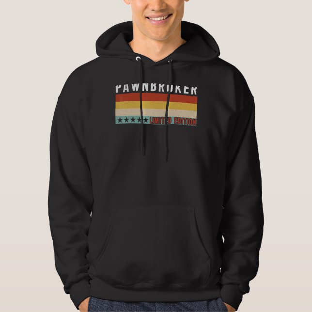 Pawnbroker Job Title Profession Worker Appreciatio Hoodie (Vorderseite)