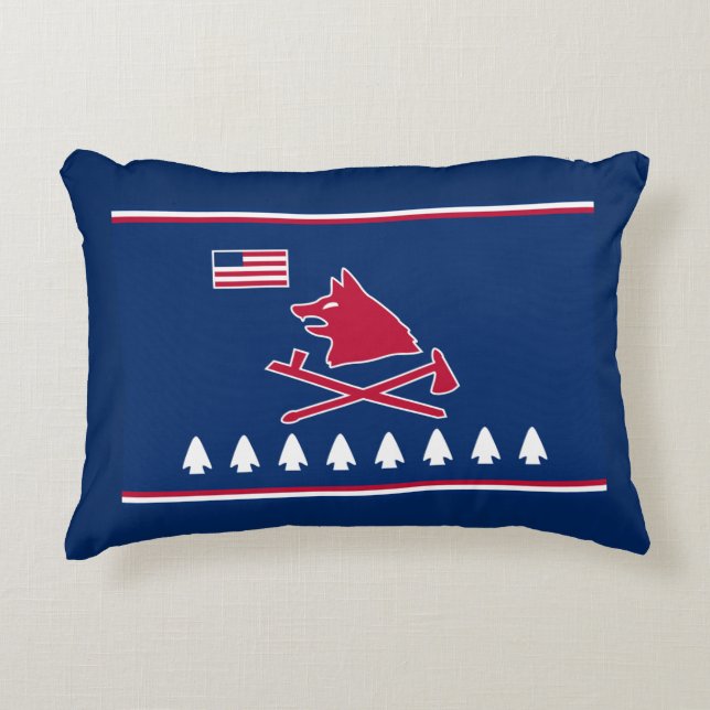 Pawnee people Nation Flag Zierkissen (Vorderseite)