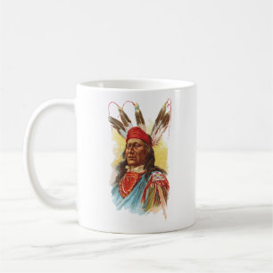 Pawnee-Sioux-Leiter: Hetzender Bär Kaffeetasse