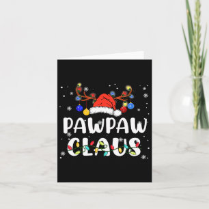Pawpaw Claus Weihnachtsmannmütze Reindeer Fun Chri Karte