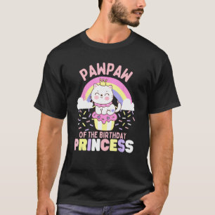 Pawpaw der Geburtstagsprinzessin Süße Katze auf ei T-Shirt