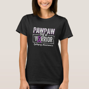 PawPaw einer Epilepsie eines Kriegers PawPaw Lila T-Shirt