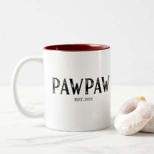 PawPaw Gründungsjahr Zweifarbige Tasse