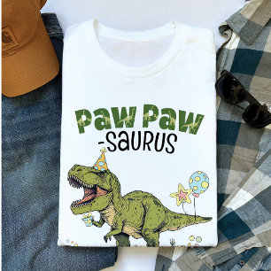 PawPaw-saurus Funny Dinosaur Kindergeburtstag Part T-Shirt