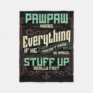 Pawpaw-Shirt Pawpaw-Shirts für Männer Pawpaw weiß Fleecedecke