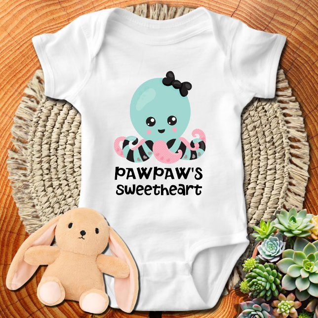Pawpaws Sweetheart Kawaii Octopus Baby Strampler (Von Creator hochgeladen)