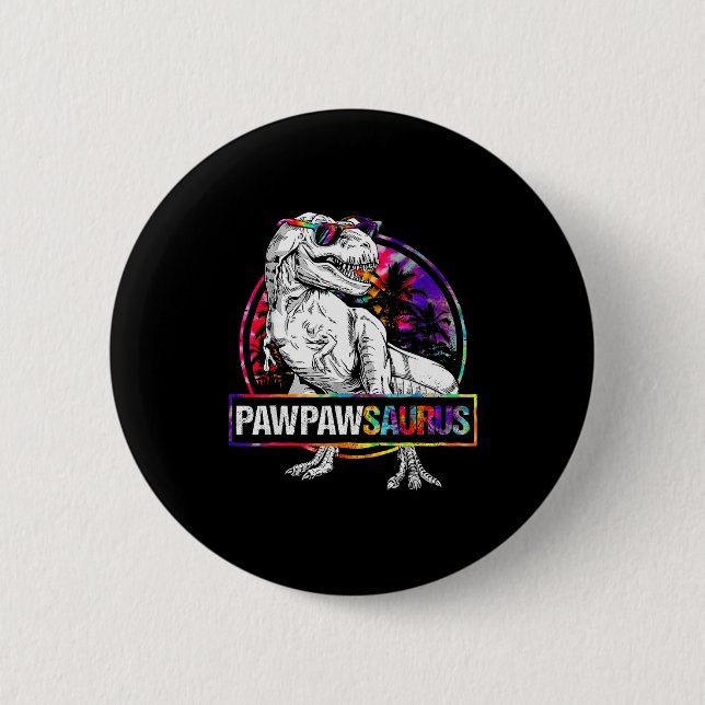 Pawpawsaurus Dinosaur Pawpaw Saurus Family Matchin Button (Vorderseite)