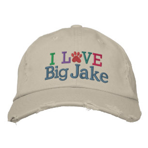 Pawprint Cap - Liebe Mein Hund ! von SRF Bestickte Kappe