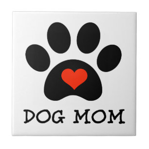 Pawprint HundeMama Fliese