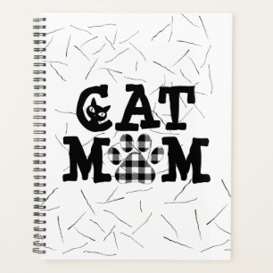 Pawprint maman chat avec poils de chat