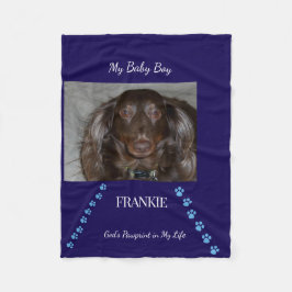  Pawprint Path Keepsake Fleecedecke