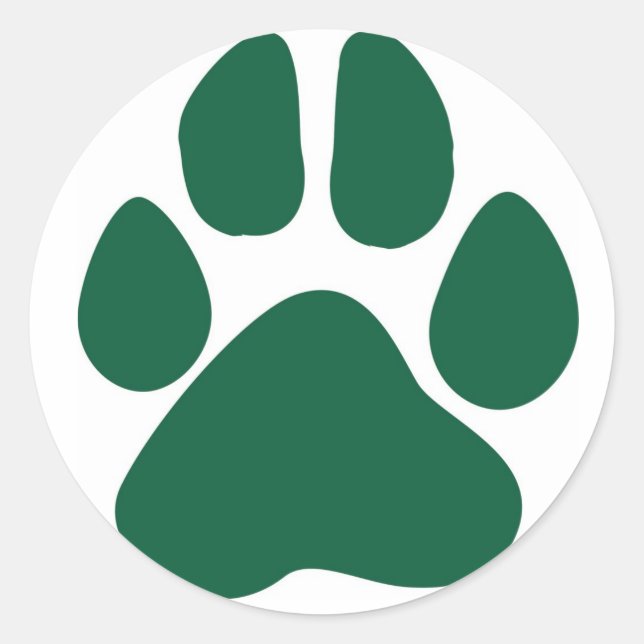 Pawprint Sticker (Vorderseite)