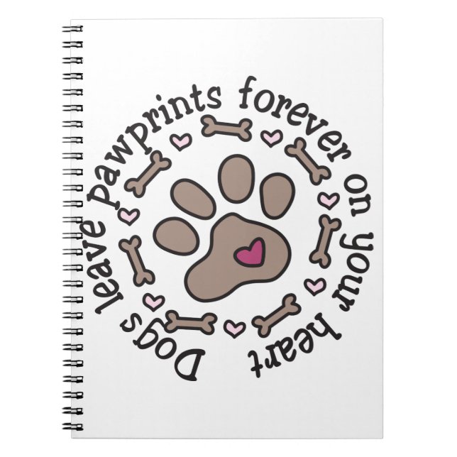 Pawprints Notizblock (Vorderseite)