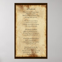 "Pawprints" Pet Memorial Poster