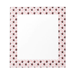 Paws and Bones Funny Design for Dog Lovers Notizblock