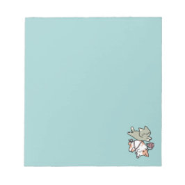 Paws and Play – Adorable Cat Illustration Notizblock