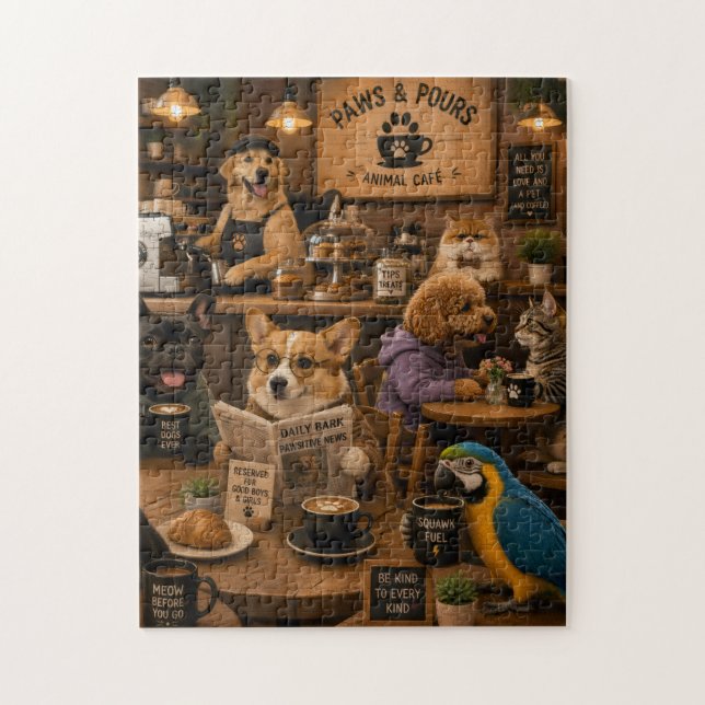 Paws and Pours, Tiercafé (Vertikal)