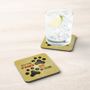 Paws Animal Paw Spaß Untersetzer