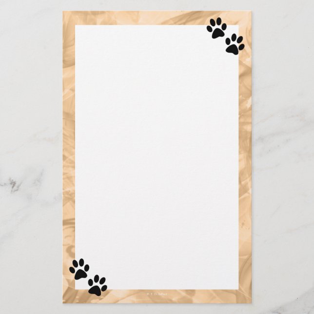 Paws Briefpapier (Vorderseite)