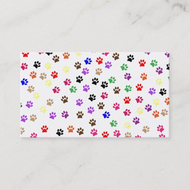 Paws Business Card Visitenkarte (Vorderseite)