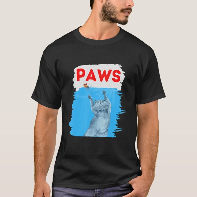 Paws Cat and Mouse Top Niedlich Cat Parody (Vorderseite)