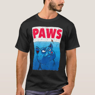 Paws Cat and Mouse Top Niedlich Cat Parody Meow T-