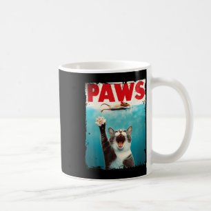 Paws Cat Mouse Parody Cat Shark Chasing Maus Kitt Kaffeetasse