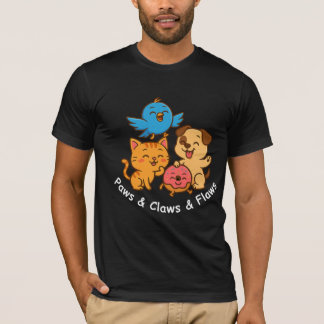 Paws & Claws & Flaws – Süßes Trio-T-Shirt T-Shirt