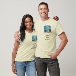 PAWS ET EFFECT - titre du livre sur t-shirt