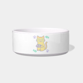 Paws & Fins - Pastel Doodle Delight Napf