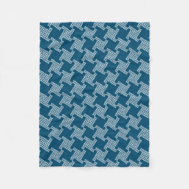 Paws-for-Comfort Hahnentrittmuster Fleece Blanket