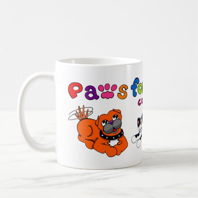 Paws for Thought Comic Character Tasse (Links)
