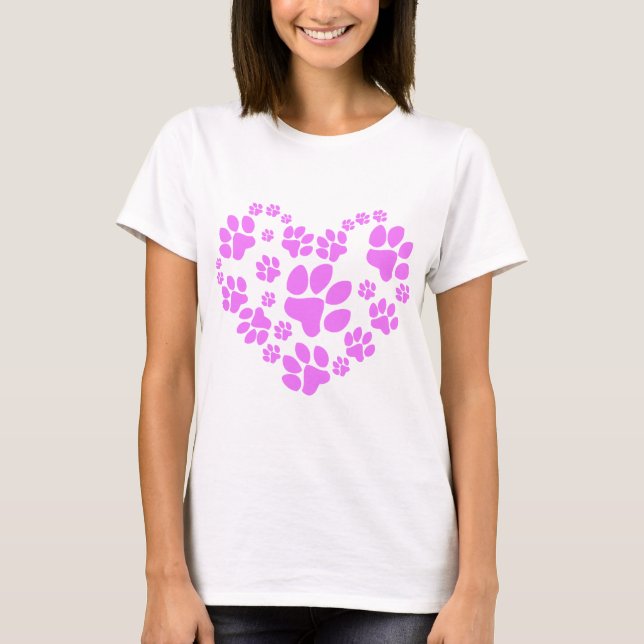 Paws Heart T-Shirt (Vorderseite)