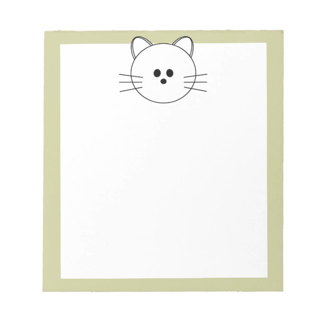 Paws Here Notizblock "Kitty" (Vorderseite)