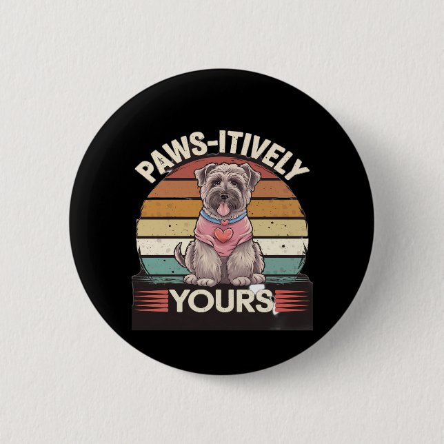Paws-Hund Button (Vorderseite)
