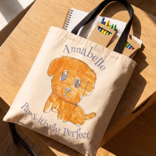Paws-itively Perfekter Süßer Golden Retriever Welp Tasche