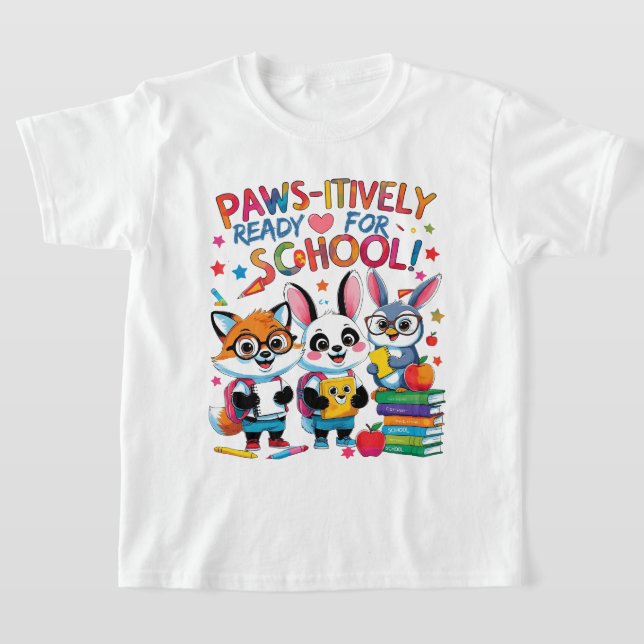 Paws-itively Ready for School! T-Shirt (Ablage )