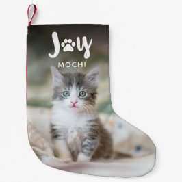Paws & Joy Foto Weihnachten Weihnachten Strumpf Kleiner Weihnachtsstrumpf