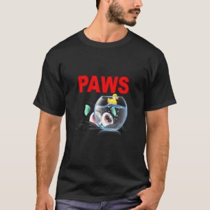 Paws Katze und gelbe Gummiente Niedliche Kätzchen T-Shirt