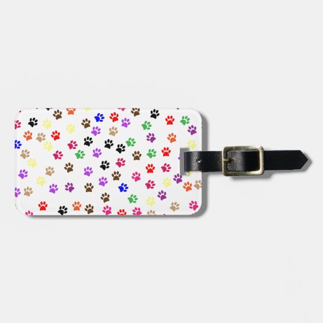 Paws Luggage Tag Gepäckanhänger (Vorderseite horizontal)