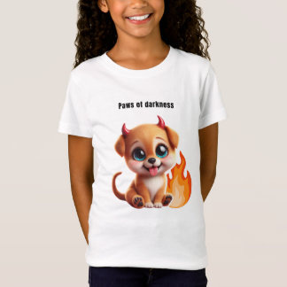 Paws of Darkness Fire Dog T-Shirt