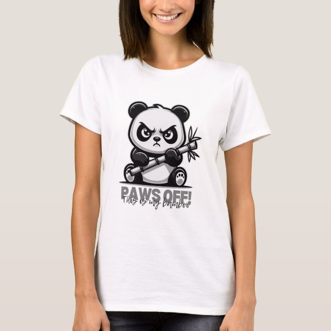 Paws Off Panda T-Shirt (Vorderseite)