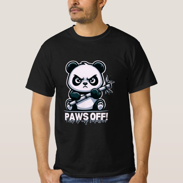 Paws Off Panda T-Shirt (Vorderseite)