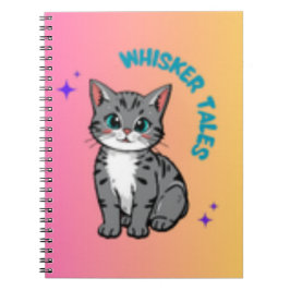 Paws & Pages - Cat Lover's Notebook Notizblock