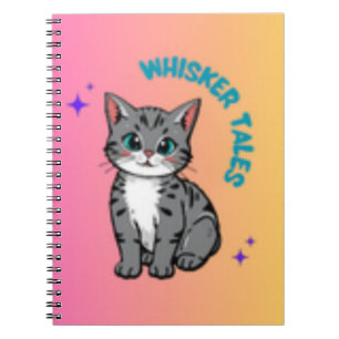 Paws & Pages - Cat Lover's Notebook Notizblock