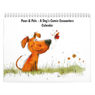 Paws & Pals – Die komischen Begegnungen eines Hund Kalender