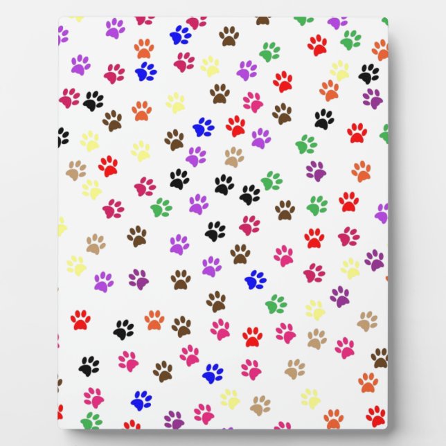 Paws Plaque Fotoplatte (Vorderseite)
