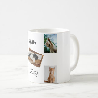 Paws & Relax: Süße Schwarz-Weiß-Katze Kaffee Kaffeetasse